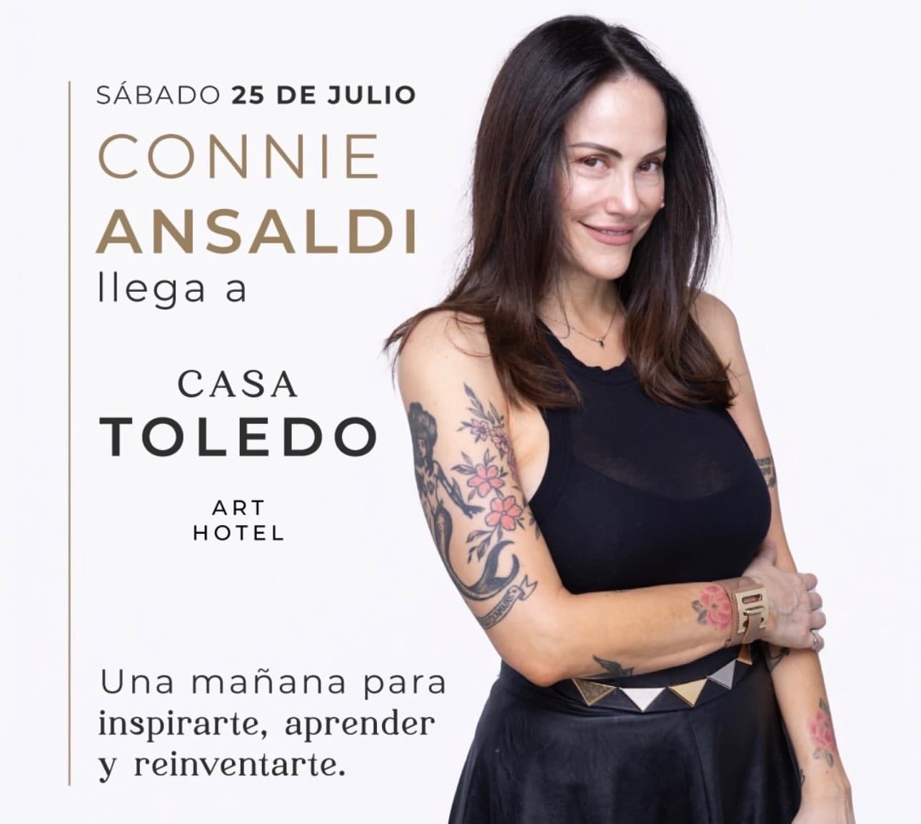 Connie Ansaldi en Casa Toledo Art Hotel