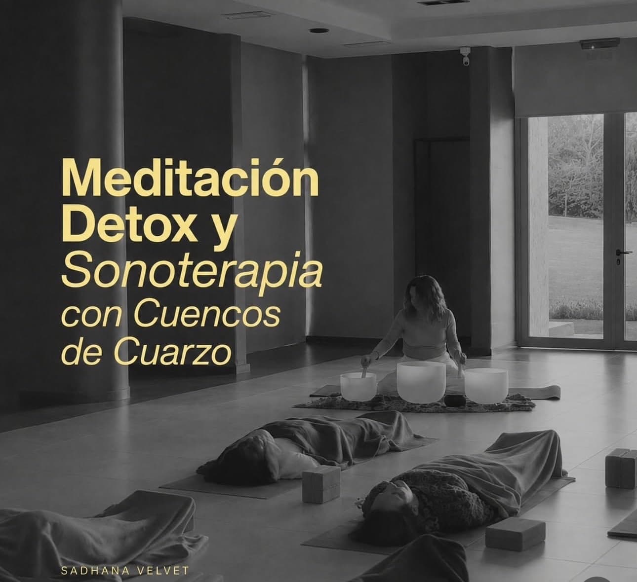 Meditación Detox y Sonoterapia con Cuencos de Cuarzo